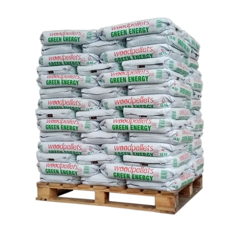 Green Energy Pellet – Palete de 65 sacos de 15 kg