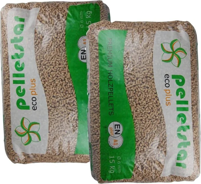 Pellet Din Pellets – Palete com 65 sacos de 15 kg