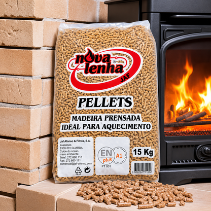 Pellets NovaLenha palete de 77 sacos de 15kg