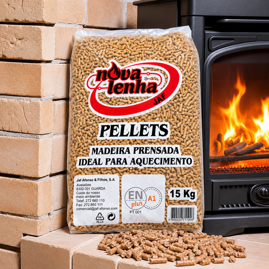 Pellets NovaLenha palete de 77 sacos de 15kg